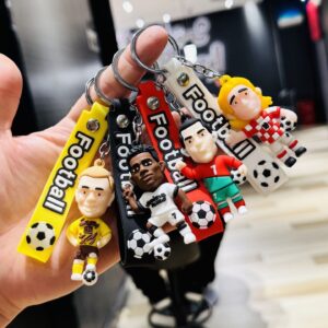 World Cup football player doll keychain pendant, $2/1pcs